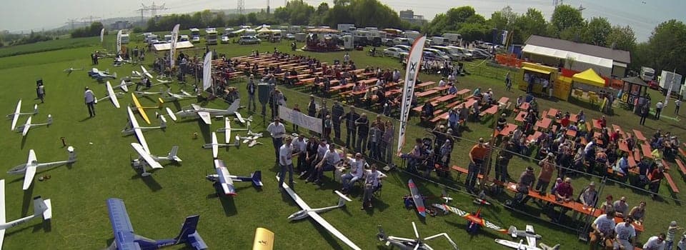 Multiplex Airshow, 55 Jahre, Bretten-Gölshausen, Luftaufnahme
