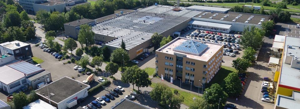Saxonia Umformtechnik, Göppingen, Luftaufnahme